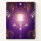 Carnet Arcane mystique foncé OEil de l'éternité (Dos)