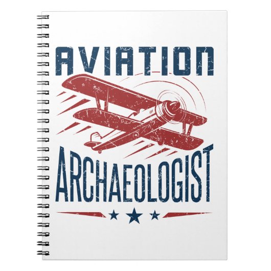 Carnet Archéologie Archéologue de l'Aviation (Devant)