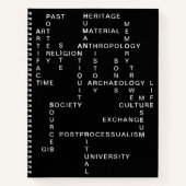 Carnet Archeologie et anthropologie mots croisés (Devant)