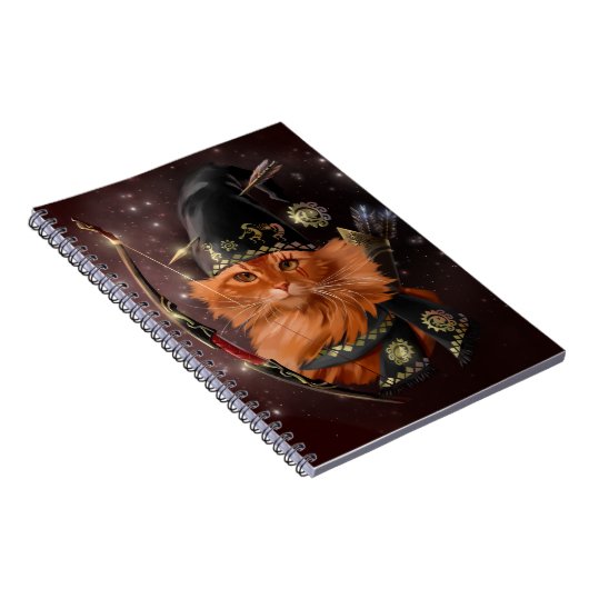 Carnet Archer à chat rouge (Côté Droit)