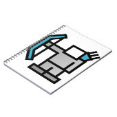 Carnet Archer en bleu (Côté gauche)