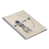 Carnet Archeresse aquarelle Silhouette (Côté Droit)