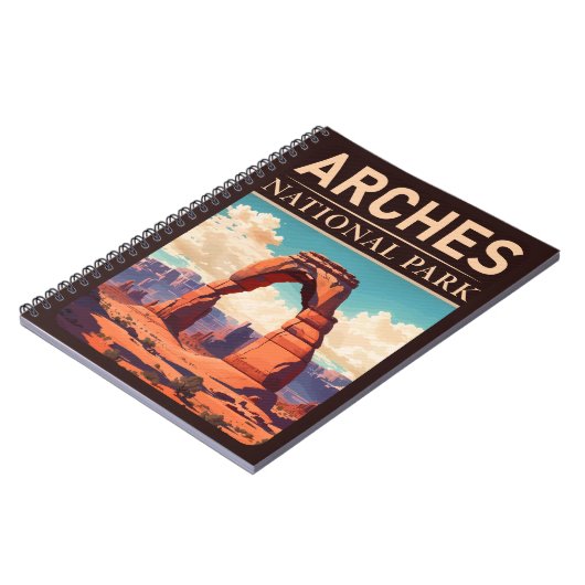 Carnet Arches Parc National Moab Utah Delicate Arch (Côté gauche)