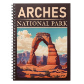 Carnet Arches Parc National Moab Utah Delicate Arch (Devant)