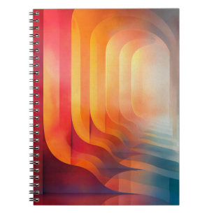 Carnet Arches Rétro Lumineuses – Abstraction de la Mi-Siè