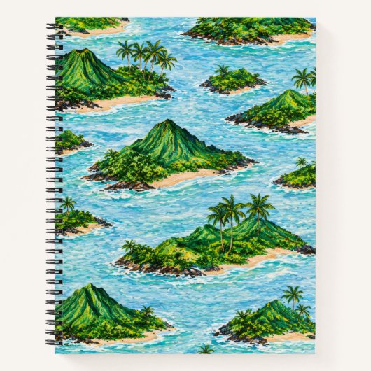 Carnet Archipel d'île tropicale (Devant)