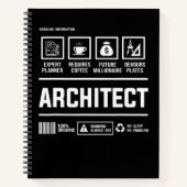 Carnet Architect Handling Information Architecture Mens C (Devant)