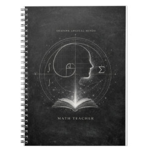 Carnet Architecte des futurs esprits Professeur de mathém