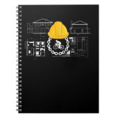 Carnet architecte vélo vélo vélo et d'architecture cadeau (Devant)