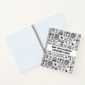 Carnet Architectural Blueprint Engineer noir et blanc (Intérieur)