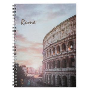 Carnet Architecture antique Rome coucher de soleil ville