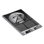Carnet Architecture circulaire et lignes Photo noir et bl (Côté Droit)