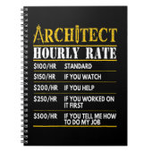 Carnet Architecture de Hourly Rate (Devant)