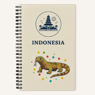 Carnet Archives de l'héritage indonésien et du dragon de 