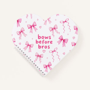 Carnet Arcs Amusants Avant Bros Coquette Ruban Rose