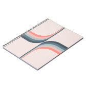 Carnet Arcs colorés de style rétro (Côté gauche)