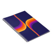 Carnet Arcs colorés de style rétro (Côté Droit)