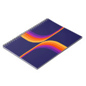 Carnet Arcs colorés de style rétro (Côté gauche)