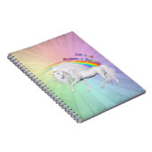 Carnet Arcs-en-ciel et licornes (Côté Droit)