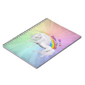 Carnet Arcs-en-ciel et licornes (Côté gauche)