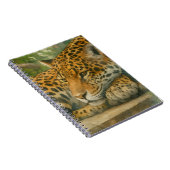 Carnet Ardoise dorée - Leopard reposant en feuillage (Côté Droit)