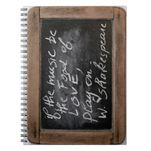 Carnet Ardoise W. Shakespeare's Quote Notebook