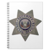 Carnet Argent spécial de dirigeant de sécurité (Devant)