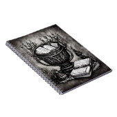 Carnet Argent Steampunk Cauldron Spellbooks et Potions (Côté Droit)