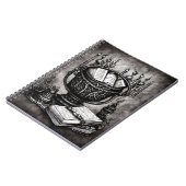 Carnet Argent Steampunk Cauldron Spellbooks et Potions (Côté gauche)