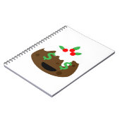 Carnet argent yeux pub de noël (Côté gauche)