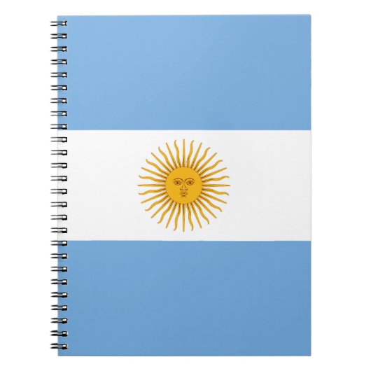 Carnet Argentina flag (Devant)