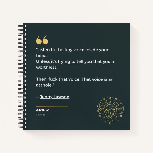 Carnet Aries (Devant)