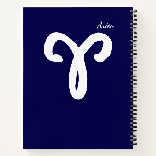 Carnet Aries de Zodiac Constellation (Dos)