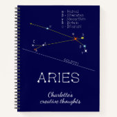 Carnet Aries de Zodiac Constellation (Devant)