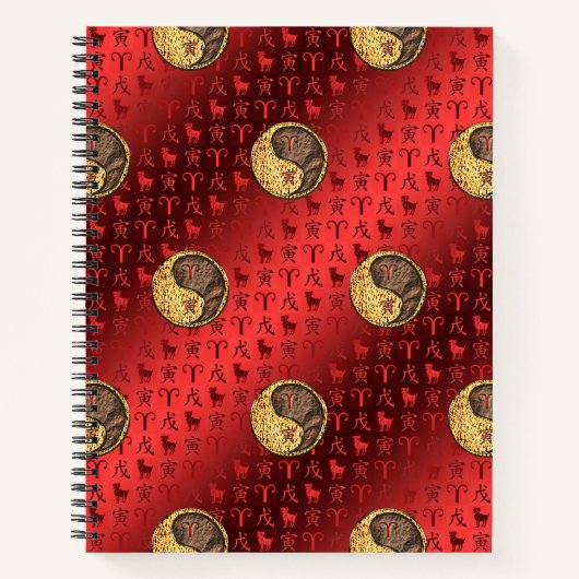 Carnet Aries et Tigre de la Terre (Devant)