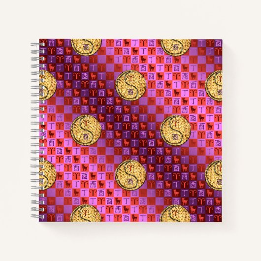 Carnet Aries & Fire Rooster (Devant)