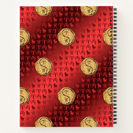 Carnet Aries & Fire Tiger (Dos)