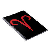 Carnet ARIES Red Astrology (Côté Droit)