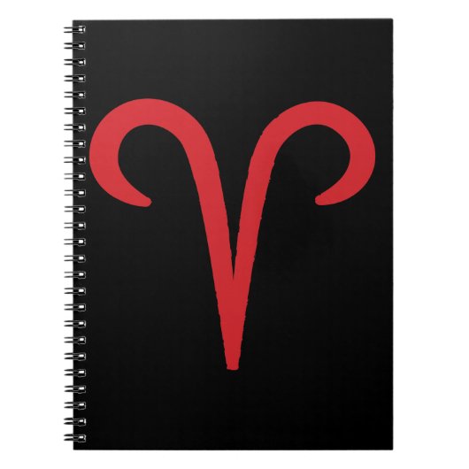 Carnet ARIES Red Astrology (Devant)