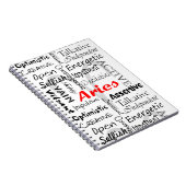 Carnet Aries Zodiac Astrologie Horoscope Traits Collage (Côté Droit)