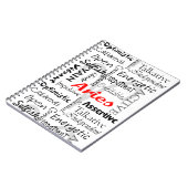 Carnet Aries Zodiac Astrologie Horoscope Traits Collage (Côté gauche)