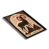 Carnet Aries Zodiac Céleste Art (Côté Droit)