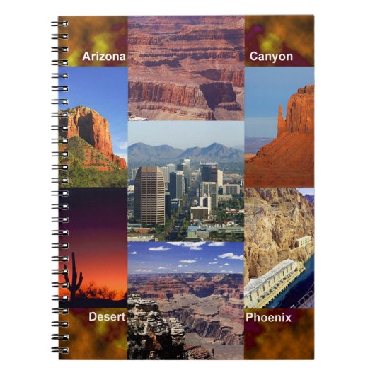 Carnet Arizona Desert Collage (Devant)