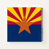 Carnet Arizona Drapeau : Réglage de Star Sun, État du cui (Dos)