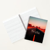 Carnet Arizona Sunset Desert Red Rocks (Intérieur)