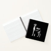 Carnet Arlequin Grande Danse - perle et argent (Intérieur)