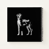 Carnet Arlequin Grande Danse - perle et argent (Dos)
