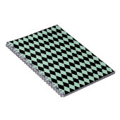 Carnet Arlequin marin et noir (Côté Droit)