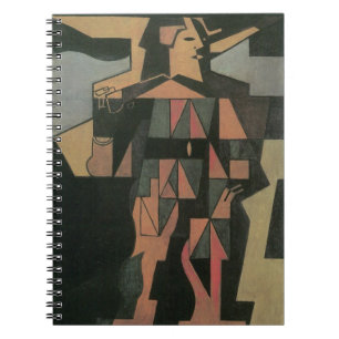 Carnet Arlequin par Juan Gris, Art Cubiste Vintage