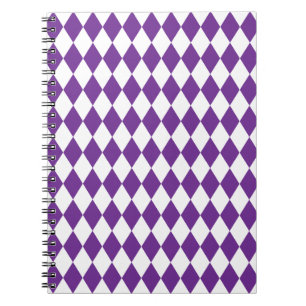 Carnet Arlequin Raisin et Blanc